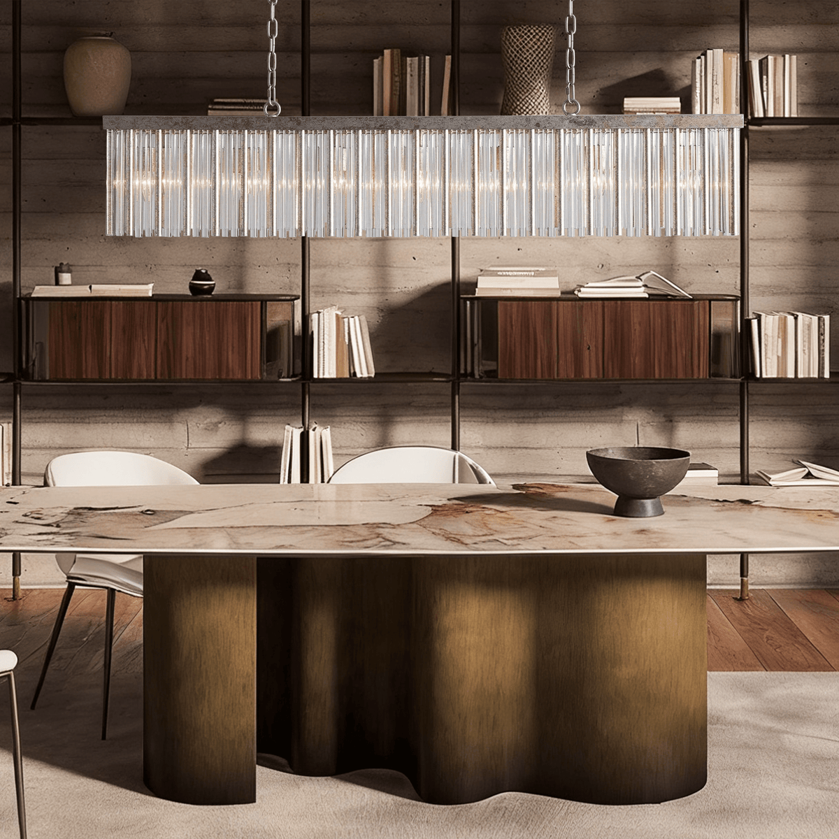 Andalucia Rectangular Chandelier 56" - Zelno