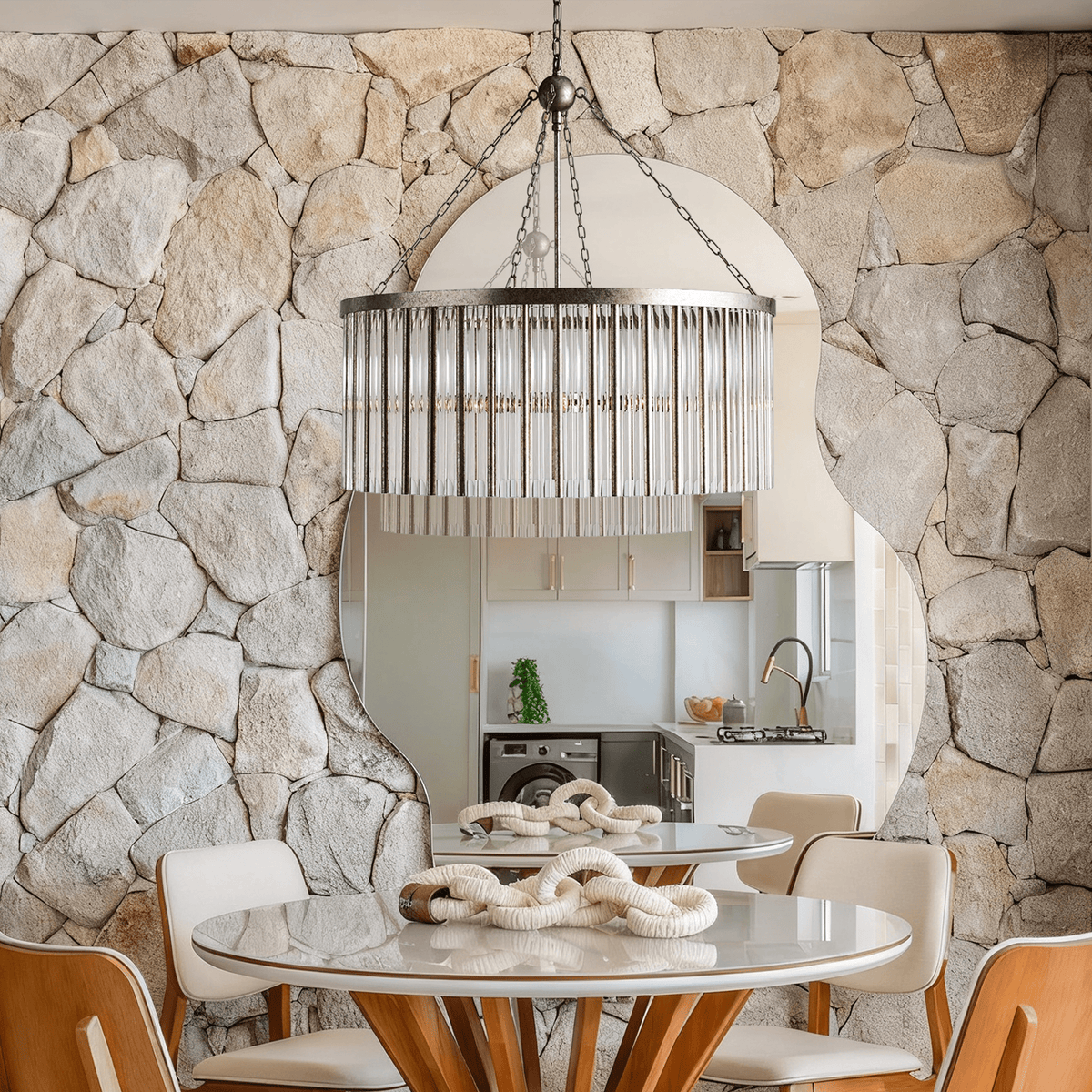 Andalucia Round Chandelier 24"35" - Zelno