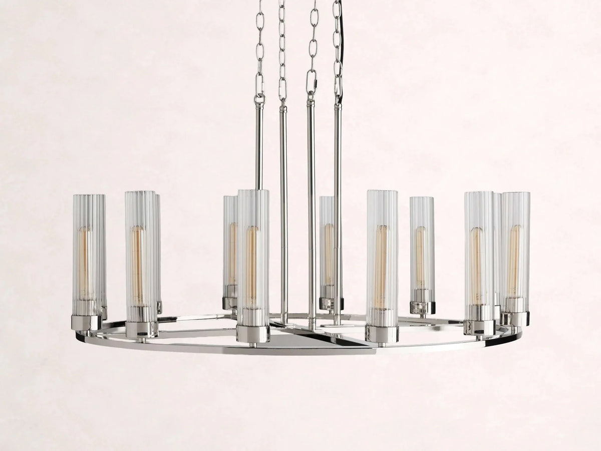 Andreas Round Chandelier - Zelno Lighting