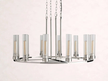 Andreas Round Chandelier - Zelno Lighting