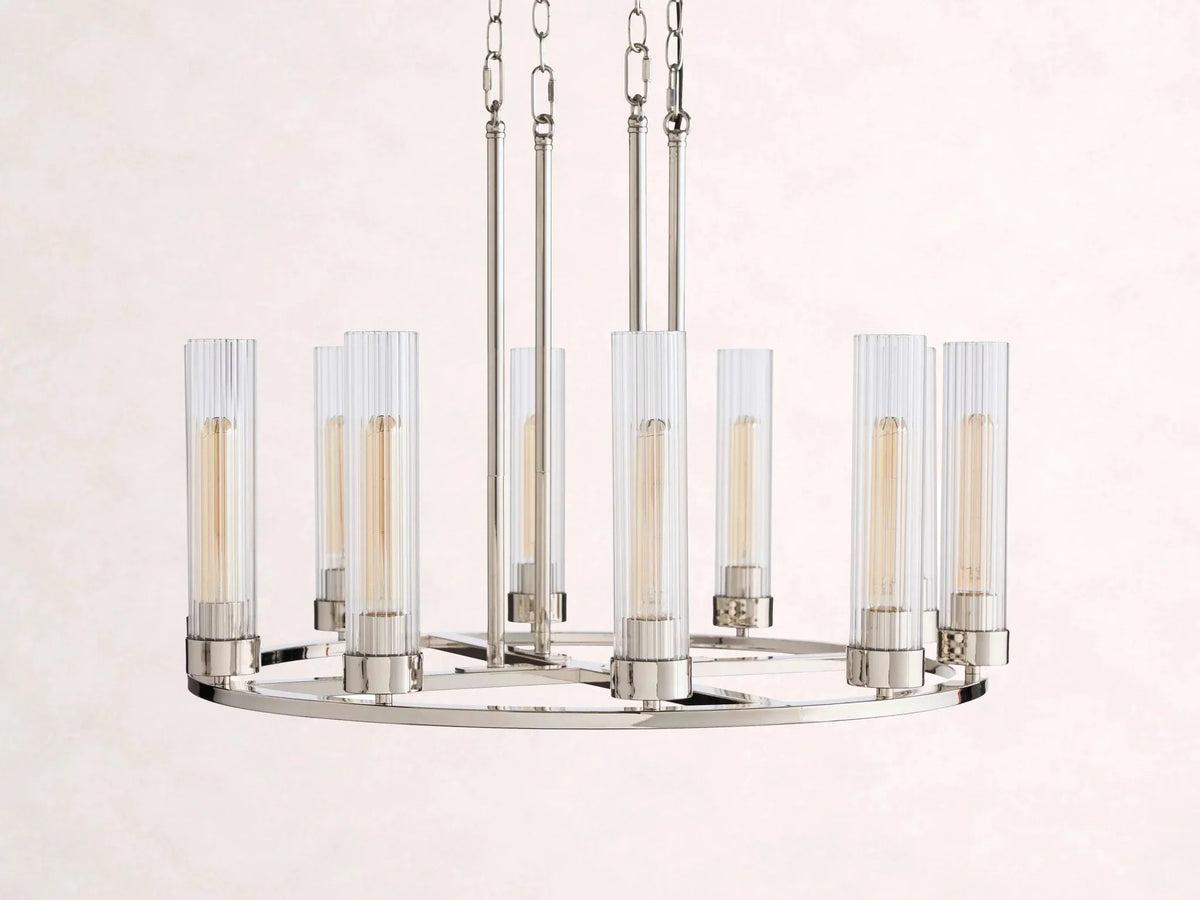 Andreas Round Chandelier - Zelno Lighting