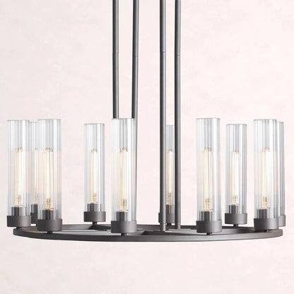 Andreas Round Chandelier - Zelno Lighting