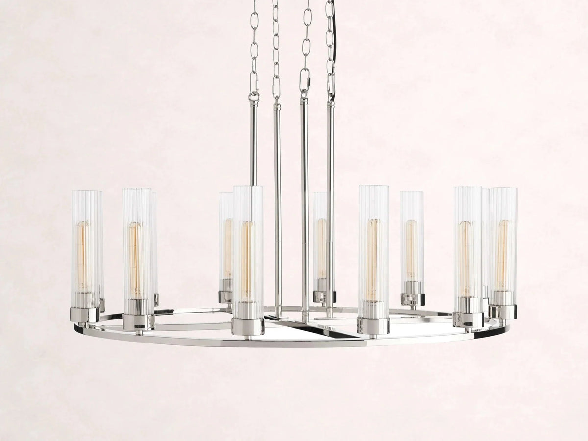 Andreas Round Chandelier - Zelno Lighting