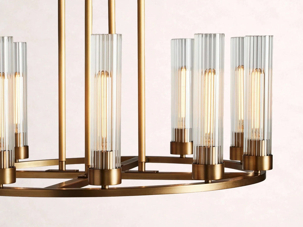 Andreas Round Chandelier - Zelno Lighting