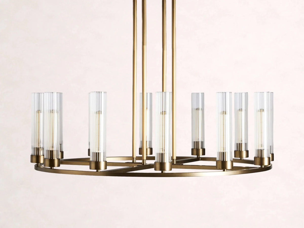 Andreas Round Chandelier - Zelno Lighting
