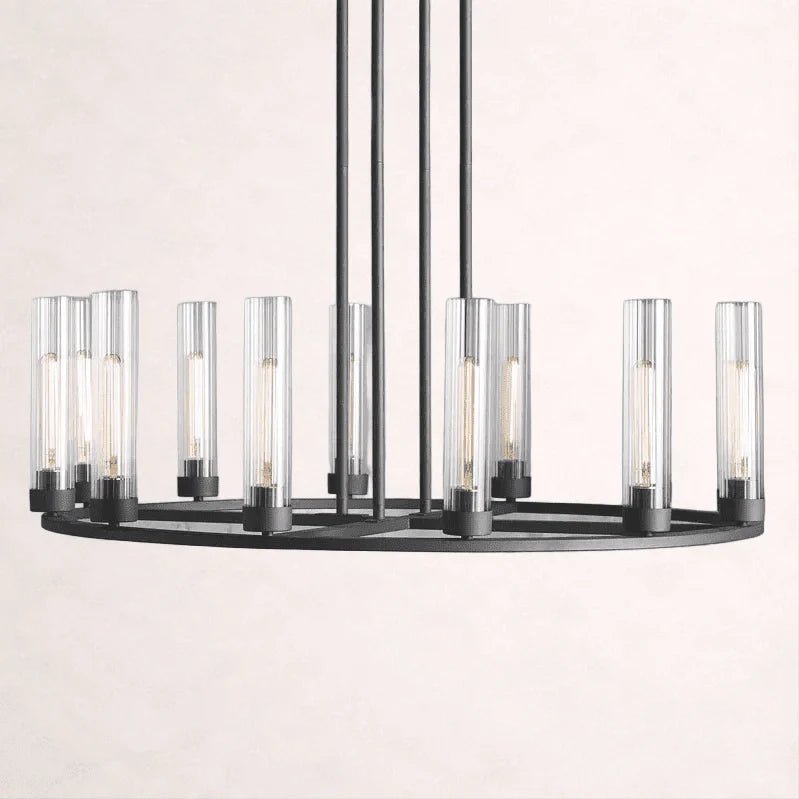 Andreas Round Chandelier - Zelno Lighting