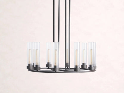 Andreas Round Chandelier - Zelno Lighting
