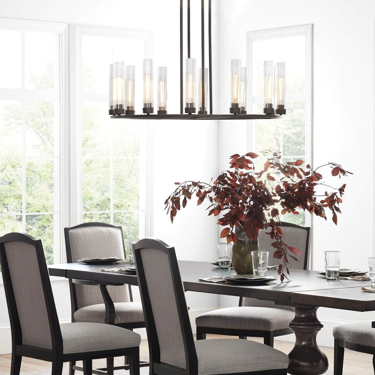 Andreas Round Chandelier - Zelno Lighting