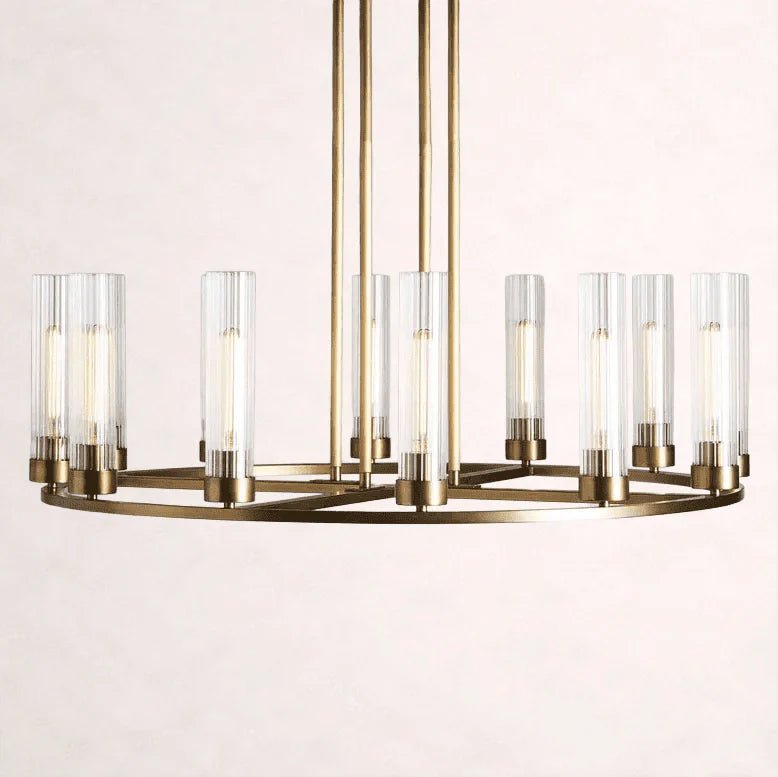 Andreas Round Chandelier - Zelno Lighting