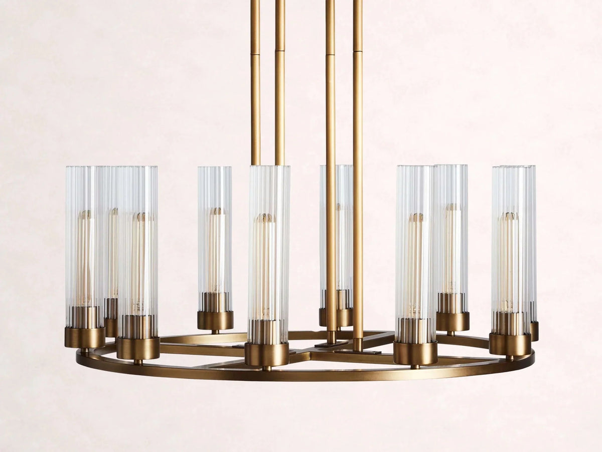 Andreas Round Chandelier - Zelno Lighting