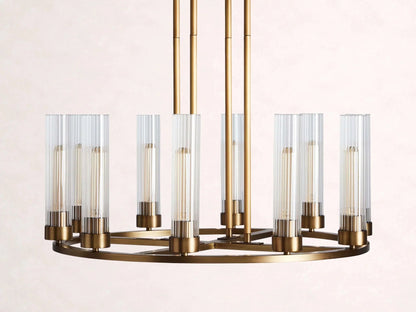 Andreas Round Chandelier - Zelno Lighting