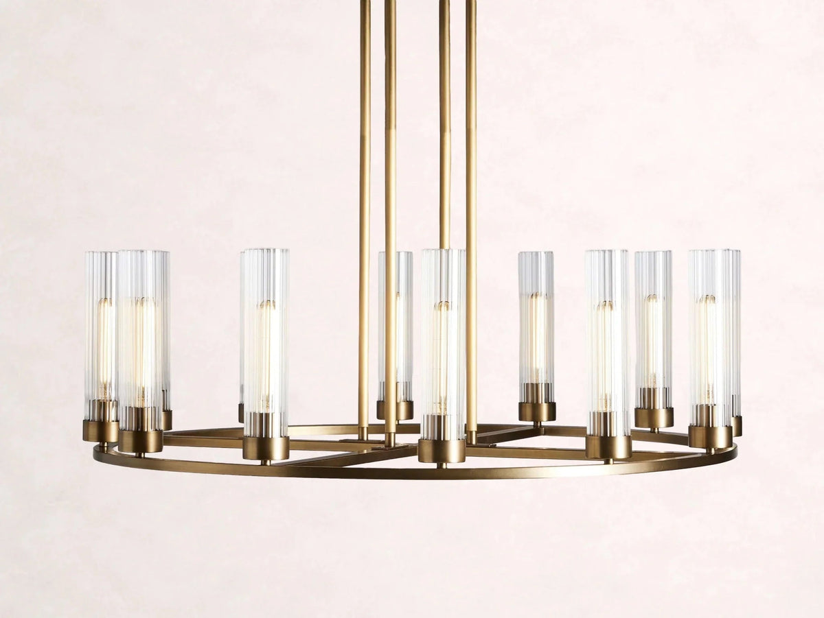 Andreas Round Chandelier - Zelno Lighting