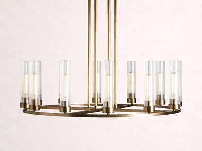 Andreas Round Chandelier - Zelno Lighting