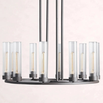 Andreas Round Chandelier - Zelno Lighting