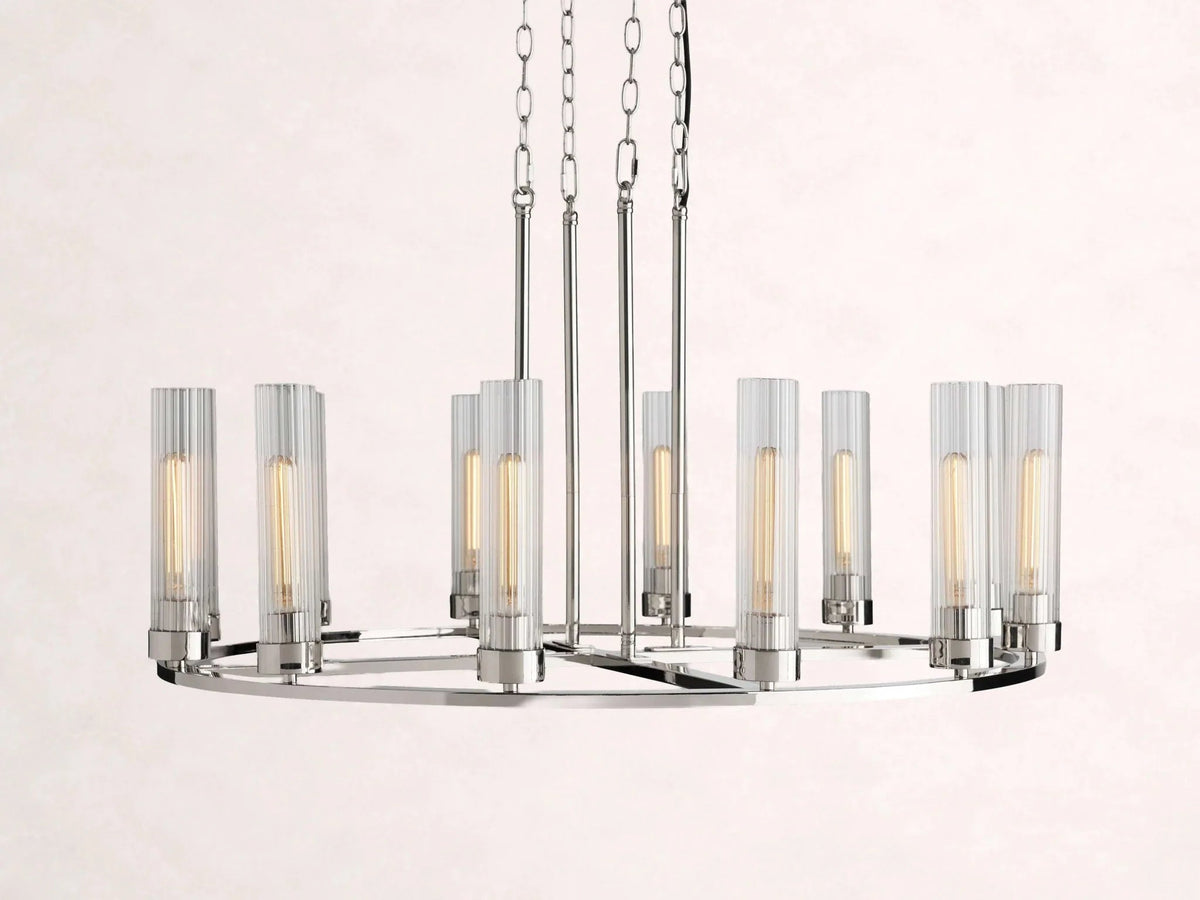Andreas Round Chandelier - Zelno Lighting
