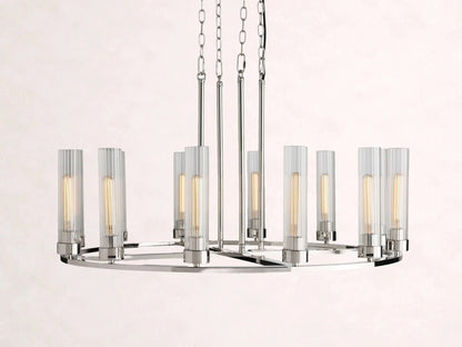 Andreas Round Chandelier - Zelno Lighting