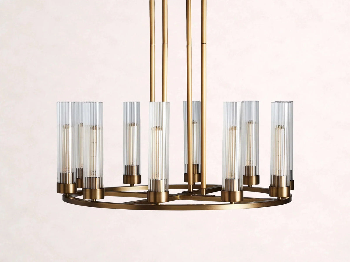 Andreas Round Chandelier - Zelno Lighting