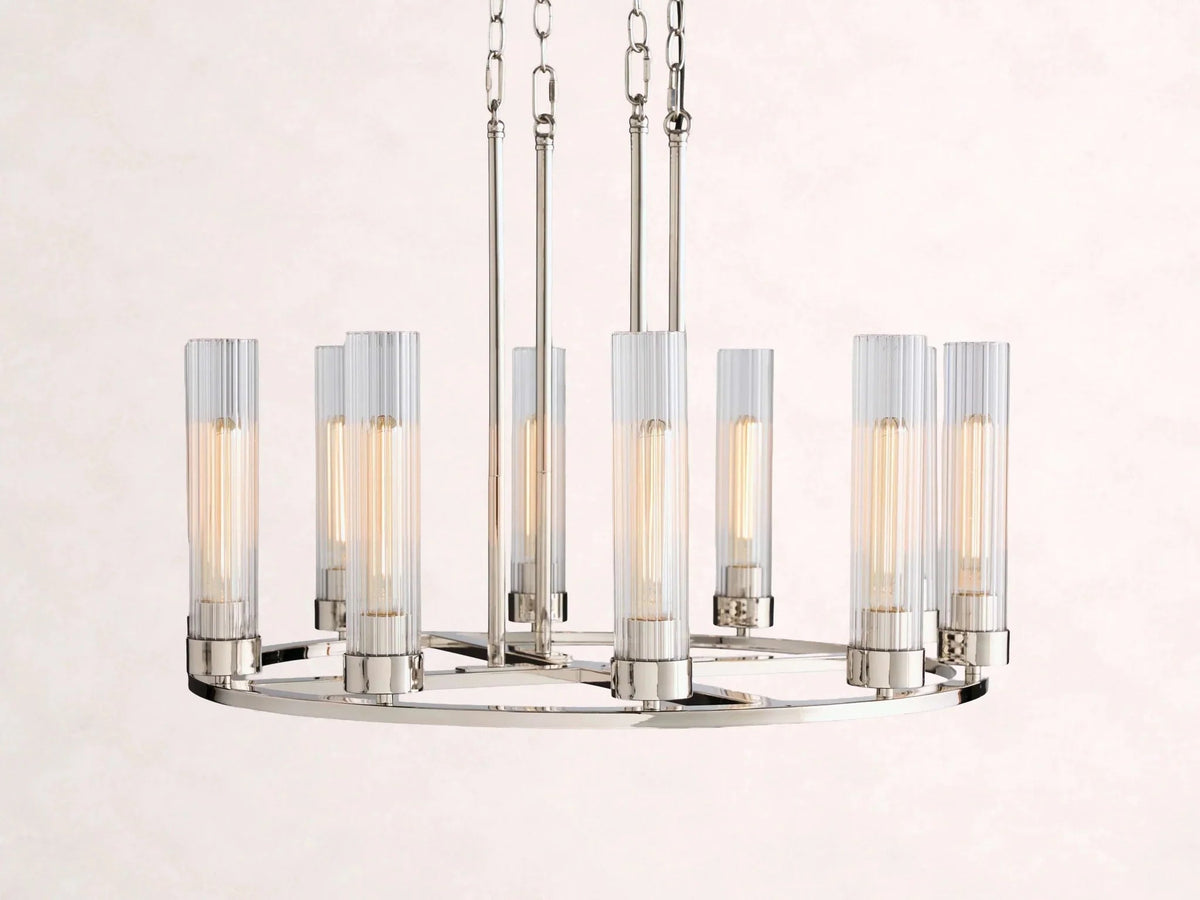 Andreas Round Chandelier - Zelno Lighting