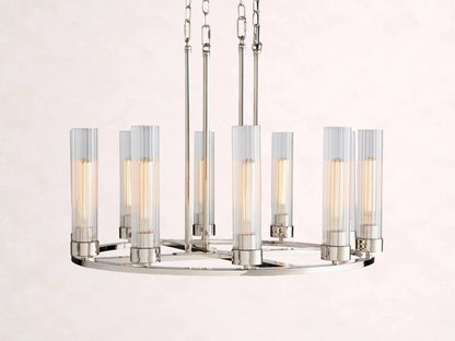 Andreas Round Chandelier - Zelno Lighting