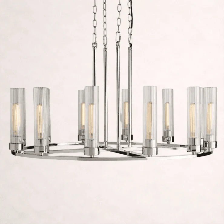 Andreas Round Chandelier - Zelno Lighting