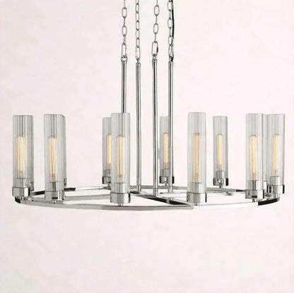 Andreas Round Chandelier - Zelno Lighting