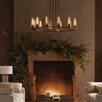 Andreas Round Chandelier - Zelno Lighting