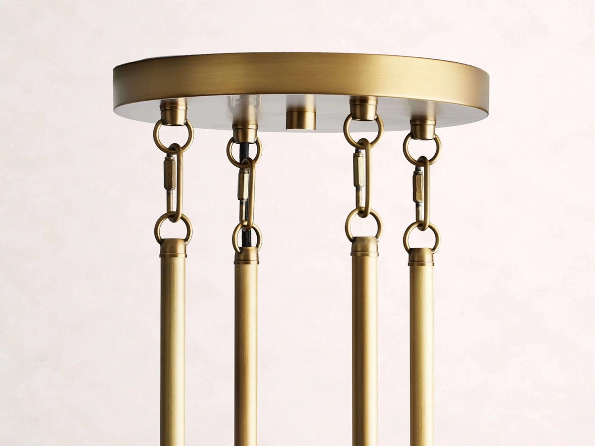 Andreas Round Chandelier - Zelno Lighting