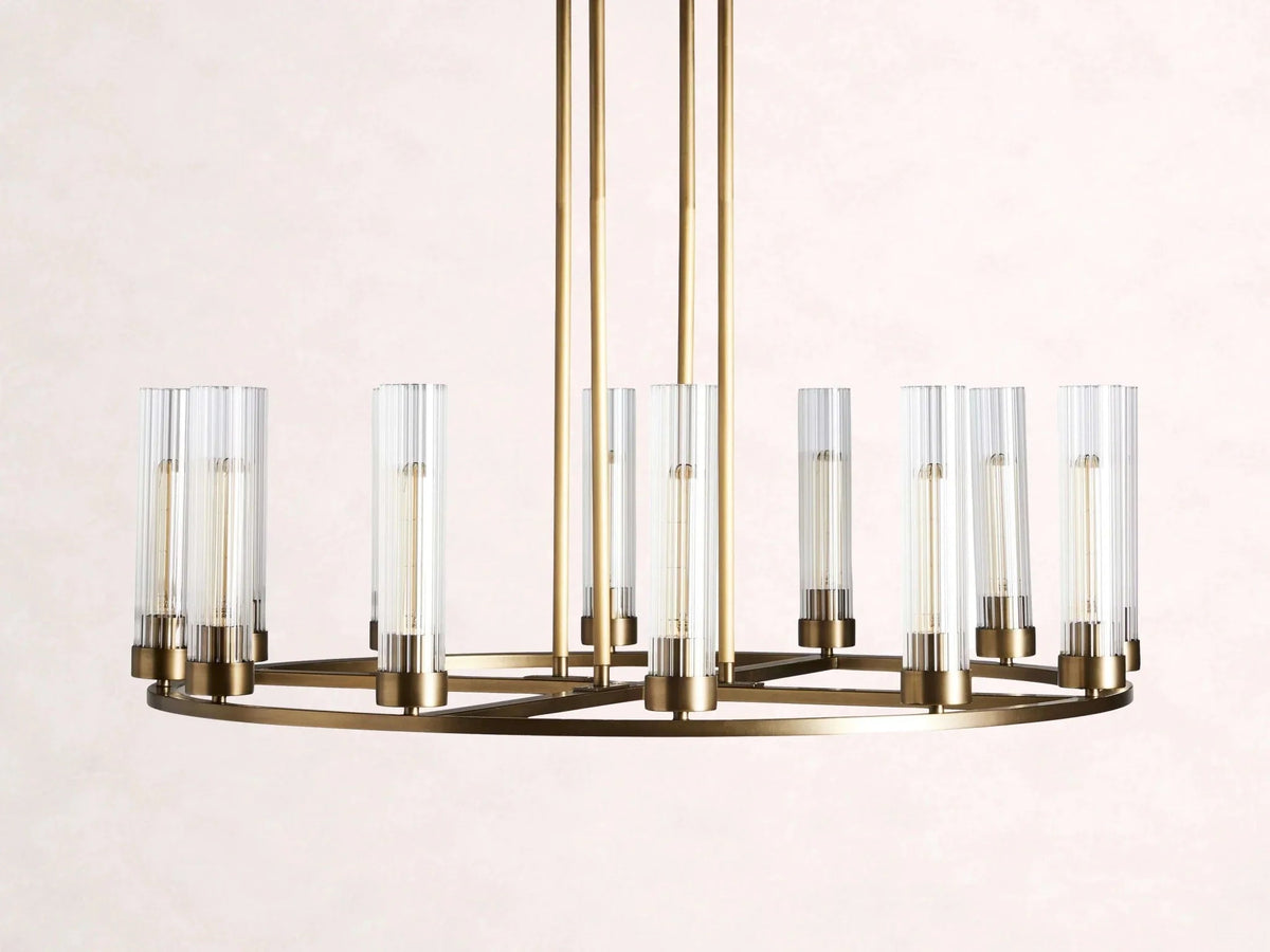 Andreas Round Chandelier - Zelno Lighting