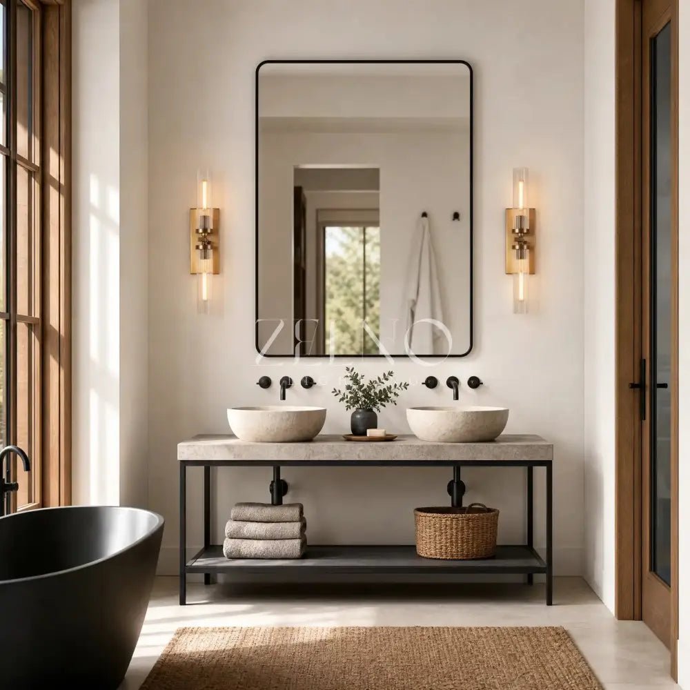 Andreass 2-Light Wall Sconce - Zelno