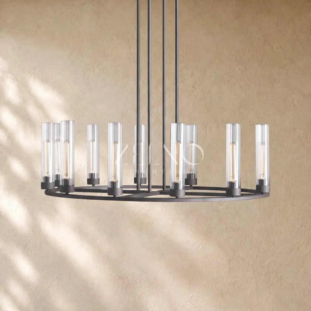 Andreass Round Chandelier 10/12 Light - Zelno