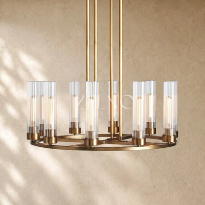 Andreass Round Chandelier 10/12 Light - Zelno
