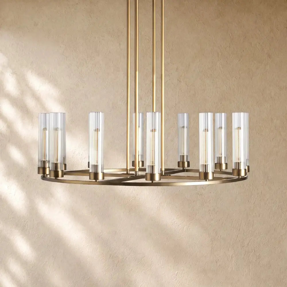 Andreass Round Chandelier 10/12 Light - Zelno
