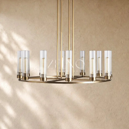 Andreass Round Chandelier 10/12 Light - Zelno
