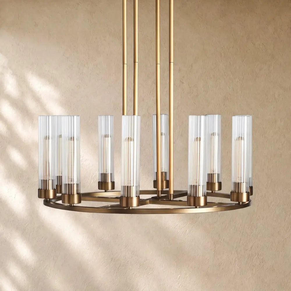 Andreass Round Chandelier 10/12 Light - Zelno