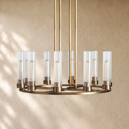 Andreass Round Chandelier 10/12 Light - Zelno