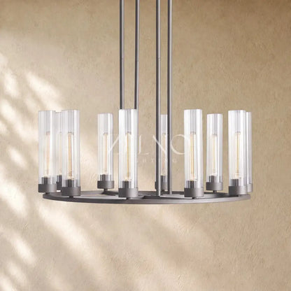 Andreass Round Chandelier 10/12 Light - Zelno