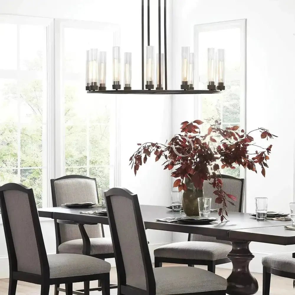 Andreass Round Chandelier 10/12 Light - Zelno