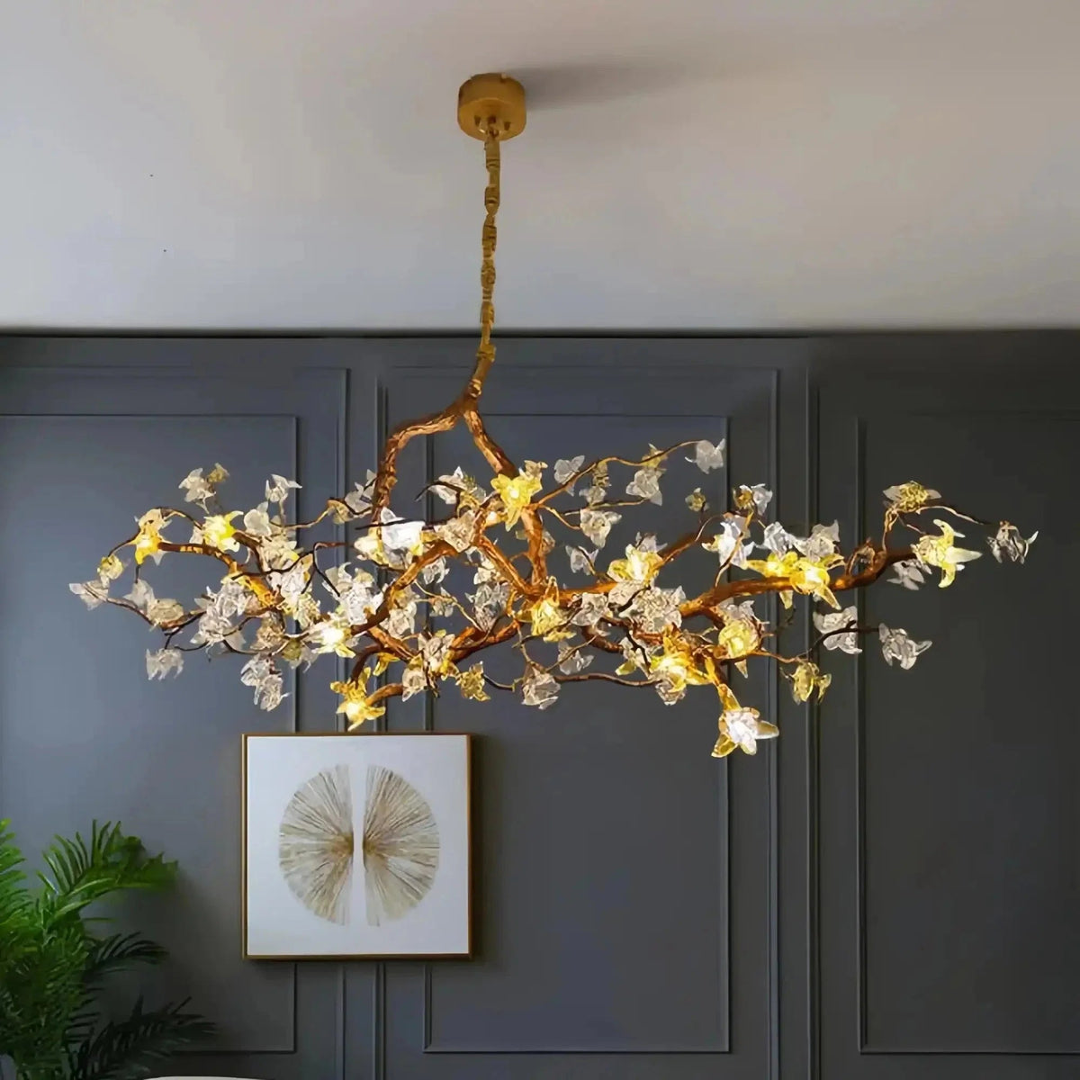 Aosta Branch Chandelier - Zelno Lighting