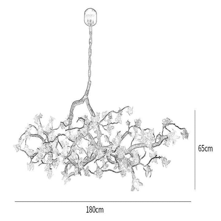 Aosta Branch Chandelier - Zelno Lighting