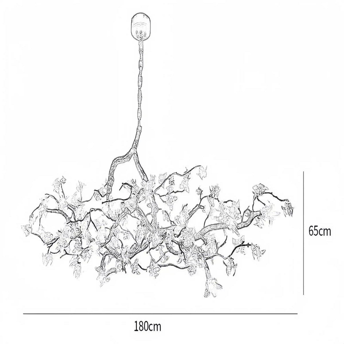 Aosta Branch Chandelier - Zelno Lighting