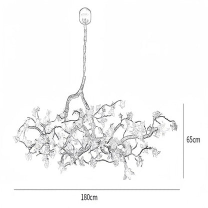 Aosta Branch Chandelier - Zelno Lighting