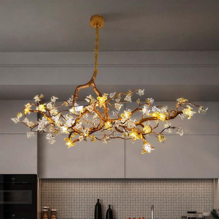 Aosta Branch Chandelier - Zelno Lighting