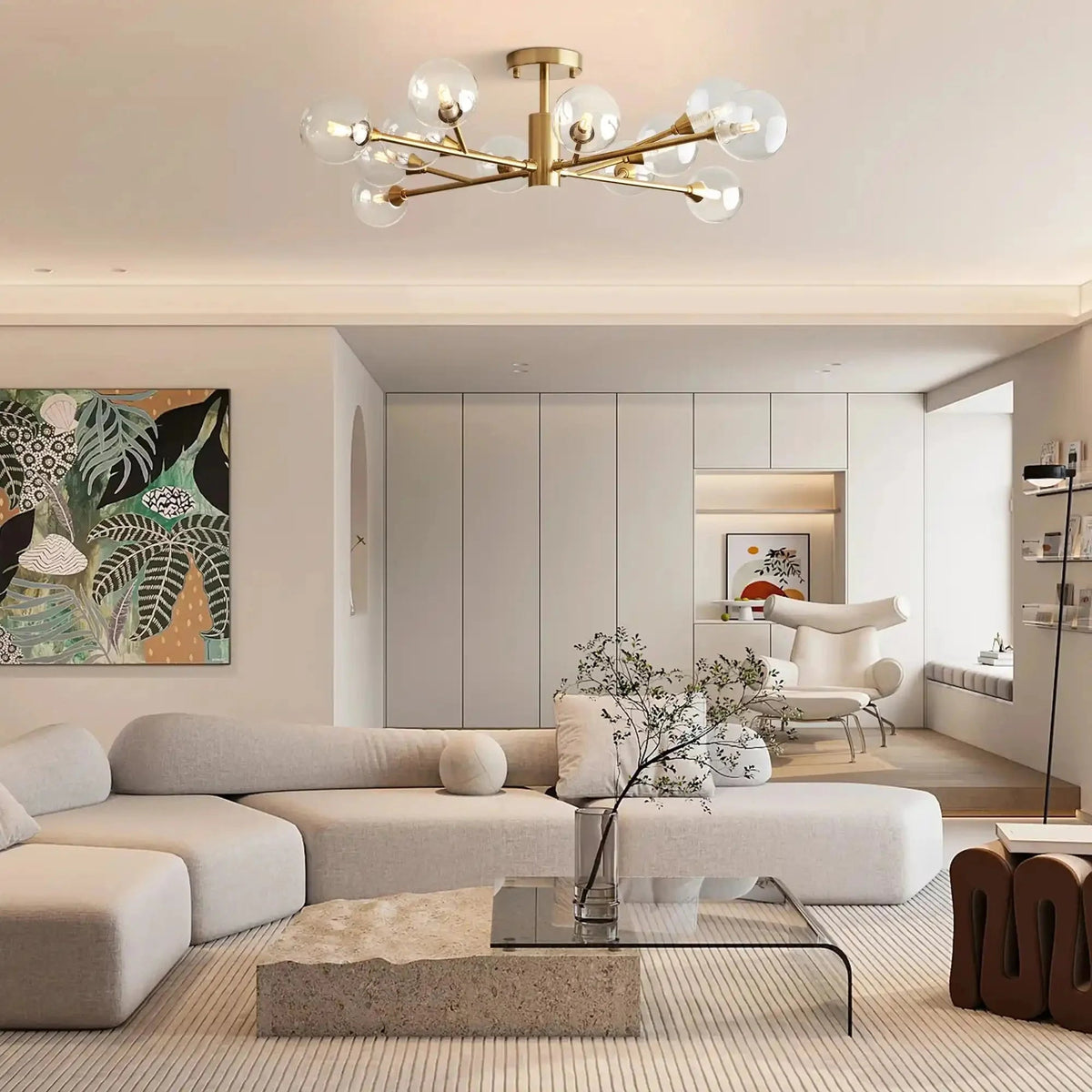 Apollo Round Chandelier 36", 47", 59" - Zelno