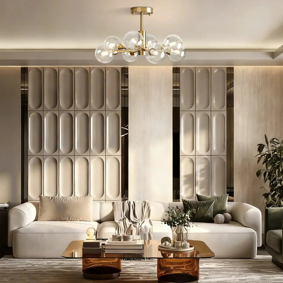 Apollo Round Chandelier 36", 47", 59" - Zelno