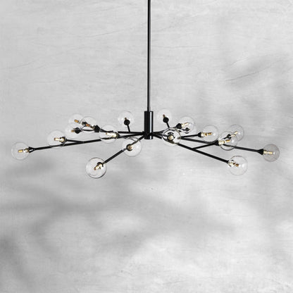 Apollo Round Chandelier 36"47"59" - Zelno