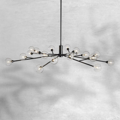 Apollo Round Chandelier 36"47"59" - Zelno