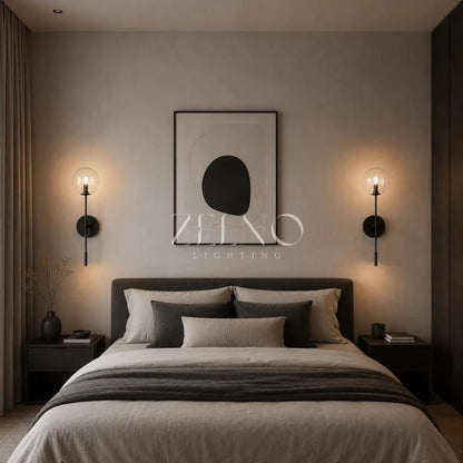 Apollos Glass Ball Wall Sconce - Zelno