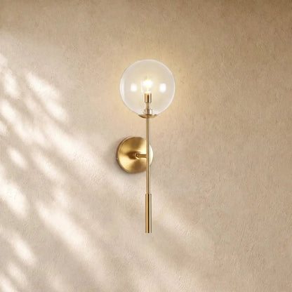 Apollos Glass Ball Wall Sconce - Zelno