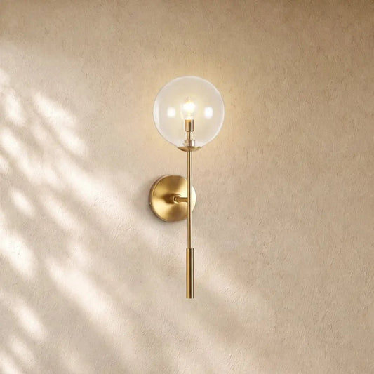 Apollos Glass Ball Wall Sconce - Zelno