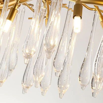 Aqua Makrama Branch Chandeliers - Zelno Lighting